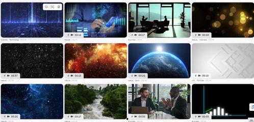 无水印视频素材